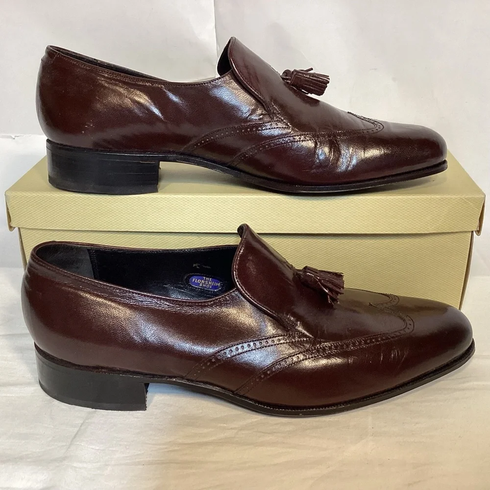 NWT Florsheim Dark Brown Tassel Loafers Men’s size 8 1/2